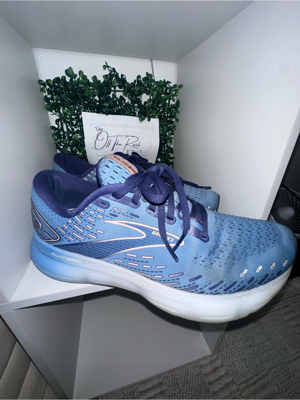 Brooks Women’s Athletic Running Shoes - Light Blue & Navy